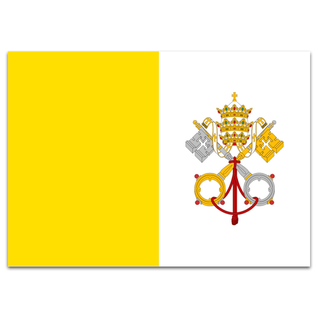 Stickers du drapeau du Vatican