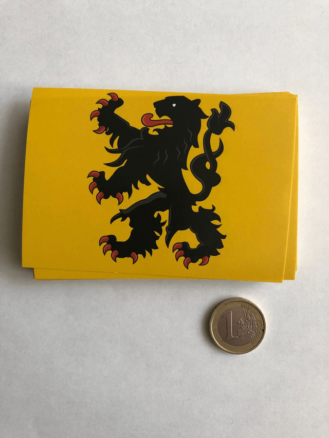 Stickers du drapeau de la Flandre