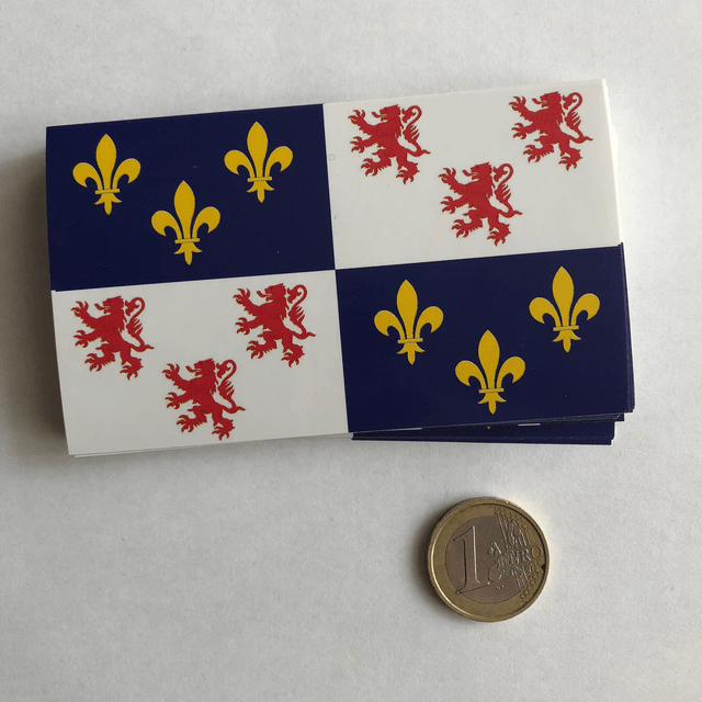 Stickers drapeau de la Picardie