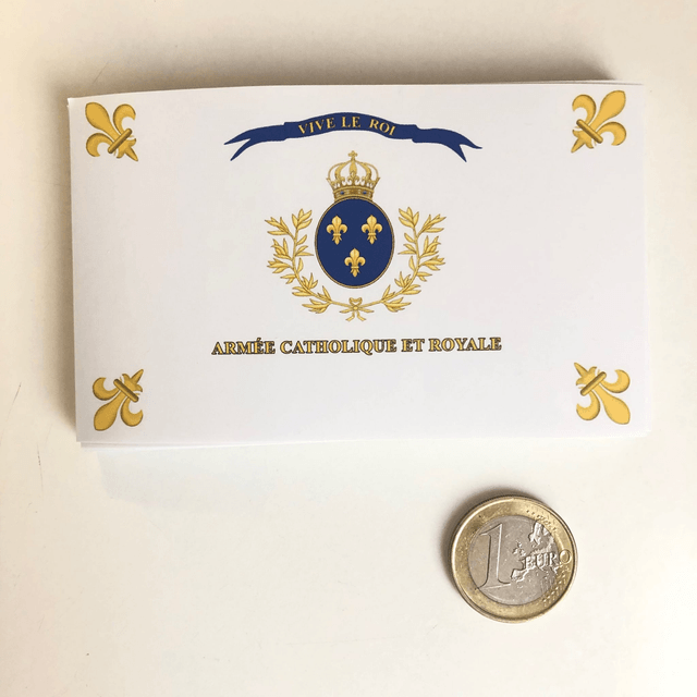 Stickers drapeau armée catholique et royale !